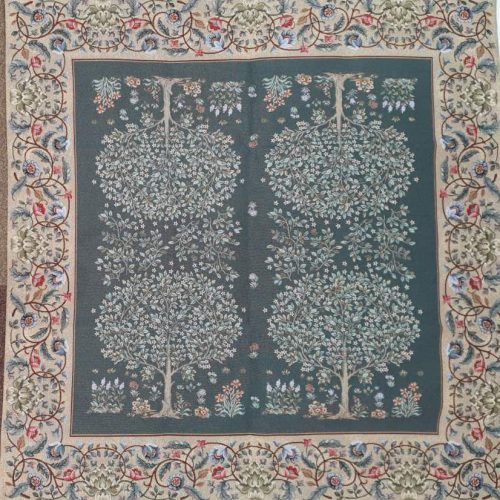Τραπεζοκαρέ Δέντρο σε Πράσινο Φόντο 140x140cm