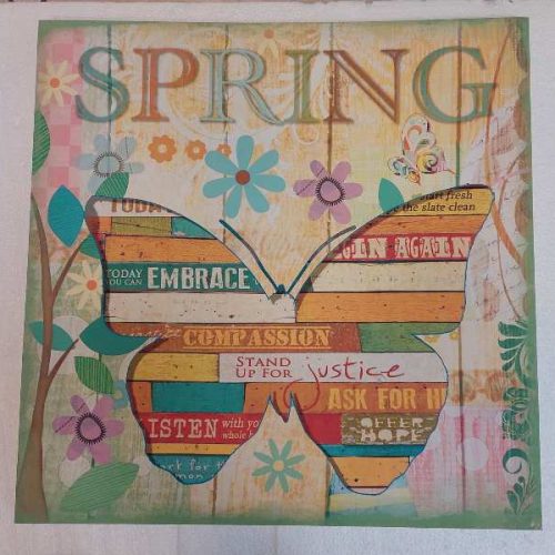 Πίνακας “Spring” 50x50x2,5cm