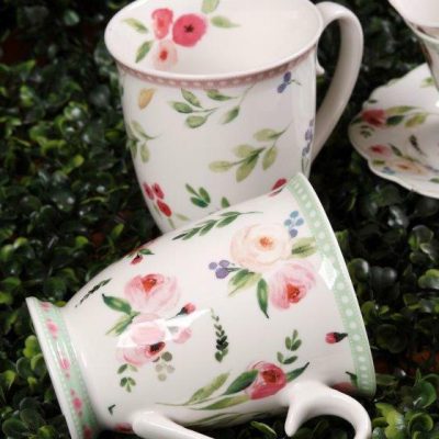 Cryspo Trio Κούπα Πορσελάνης Primavera 330ml σε Κουτί Δώρου 28.096.25