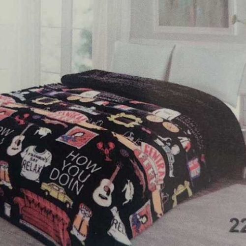 Κουβέρτα Flannel με Sherpa 150x200cm Κωδ. 22-042