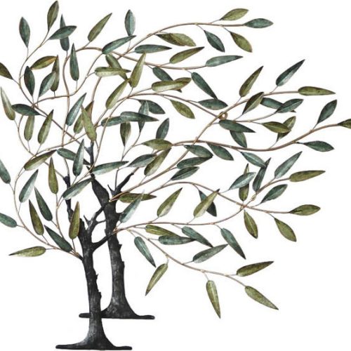 Διακοσμητικό Τοίχου Διπλή Ελιά 96.5x89cm