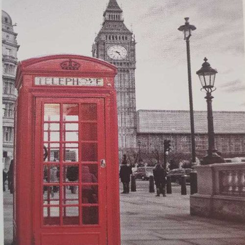 Κουβέρτα Βελουτέ Super Soft Big Ben London 220x240cm