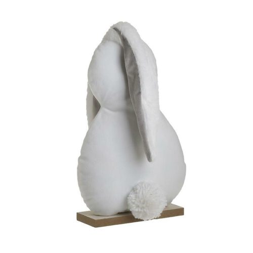 Λαγός Λούτρινος με Μεγάλα Αυτιά σε Ξύλινη Βάση