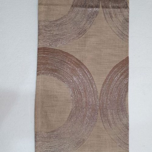 Ράνερ Μπεζ-Ασημί με Μισούς Κύκλους 33x120cm