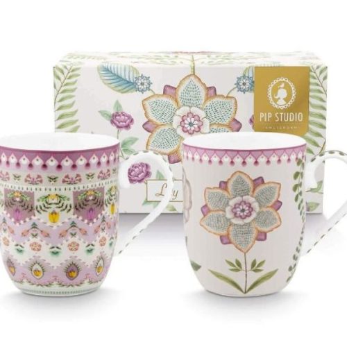 Pip Studio Σετ 2 Κούπες 145ml Lily & Lotus