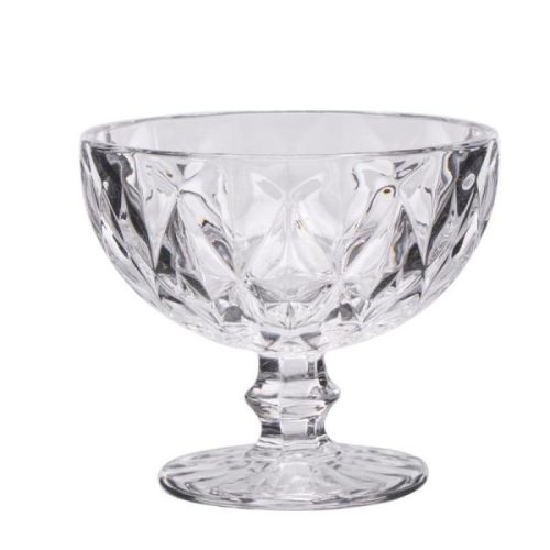 Cryspo Trio Σετ Μπωλ Παγωτού Kare Clear 31cl 6 Τεμ. 52.705.23