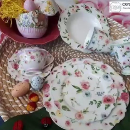 Σετ Σερβίτσιο φαγητού 18 τμχ Primavera- Cryspo Trio