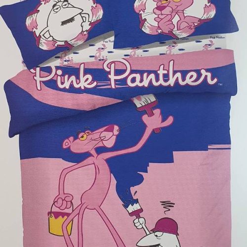 Σετ Μονά Σεντόνια Pink Panther 170x260 με Μαξιλαροθήκη 50x70