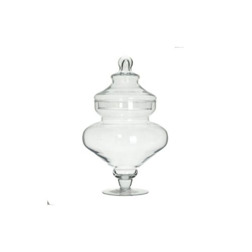 Inart Φοντανιέρα Γυάλινη Διάφανη