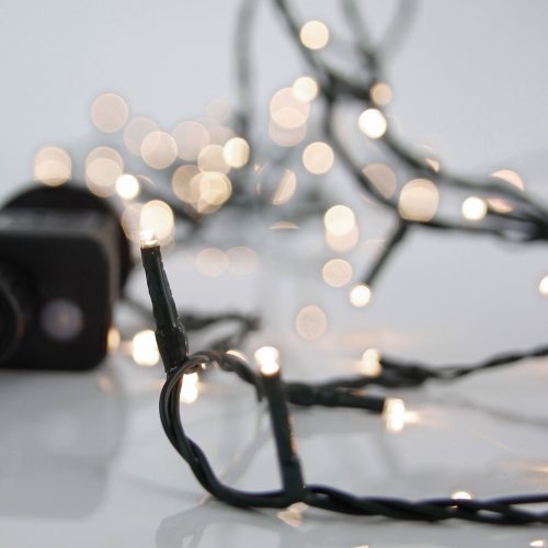 400 Λαμπάκια LED 20μ. Λευκά σε Σειρά