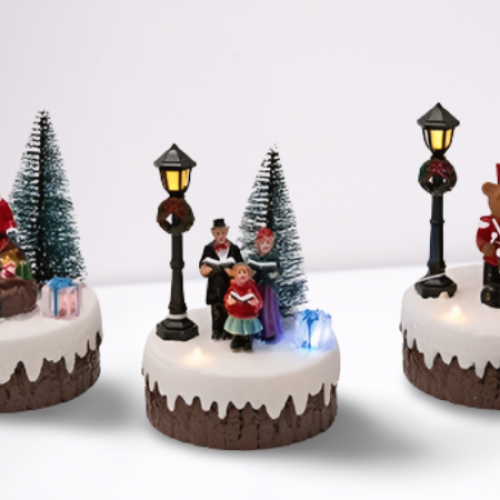 Χριστουγεννιάτικη Διακοσμητική Παράσταση με Φως – LED