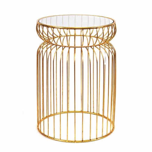 βοηθητικό τραπεζάκι, τραπεζάκι σαλονιού, μεταλλικό τραπεζάκι, χρυσό τραπεζάκι, τραπεζάκι με γυαλί, διακόσμηση σπιτιού