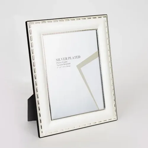 Estheti Κορνίζα Μεταλλική Επάργυρη Ασημί 15x20cm