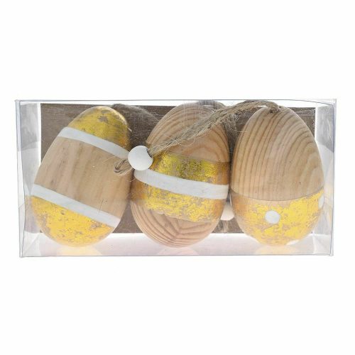 Αυγά Ξύλινα 6x4εκ Σετ 3 Τεμαχίων