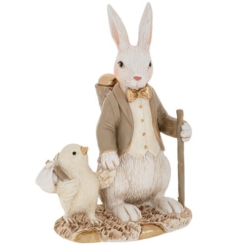 Λαγός με Κοτοπουλάκι Πολυρεζίνης 10,5x7x15εκ