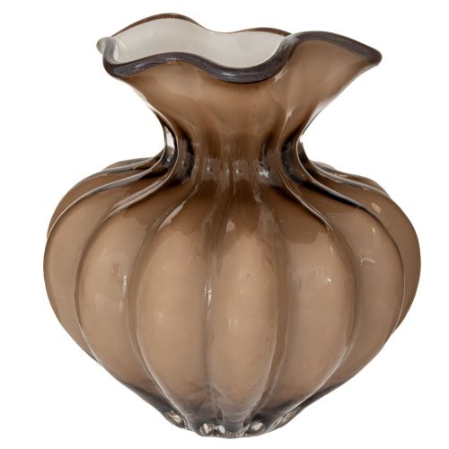 ELEPHANT Γυάλινο Βάζο Φ22x25 εκ.