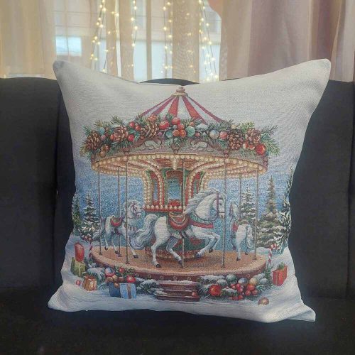 Χριστουγεννιάτικη Διακοσμητική Μαξιλαροθήκη 45x45cm