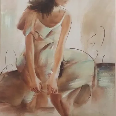 Πίνακας 90Χ60 cm "Στιγμές Στοχασμού"