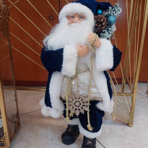 Άγιος Βασίλης με Μπλε Ρούχα